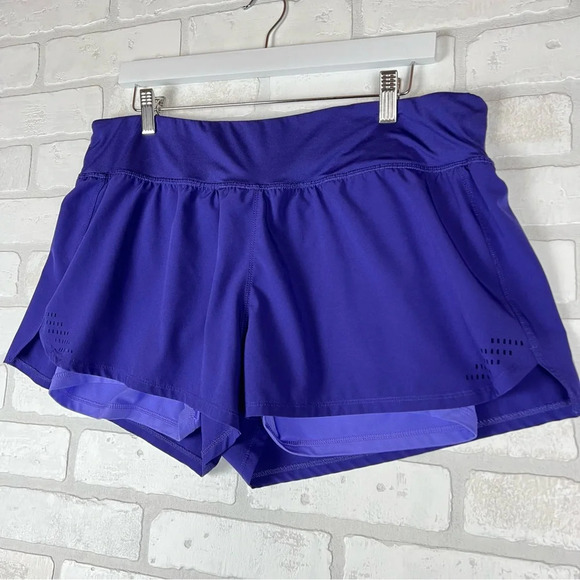 ๐โ Champion Women's Athletic C9 Shorts Built-In Shorts XL Purple Poly Running - Picture 6 of 10